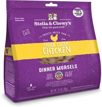 Stella & Chewy’s Freeze-Dried Raw Cat Dinner Morsels Grain Free
