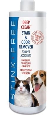 Stink Free Deep Clean Pet Urine & Odor Remover
