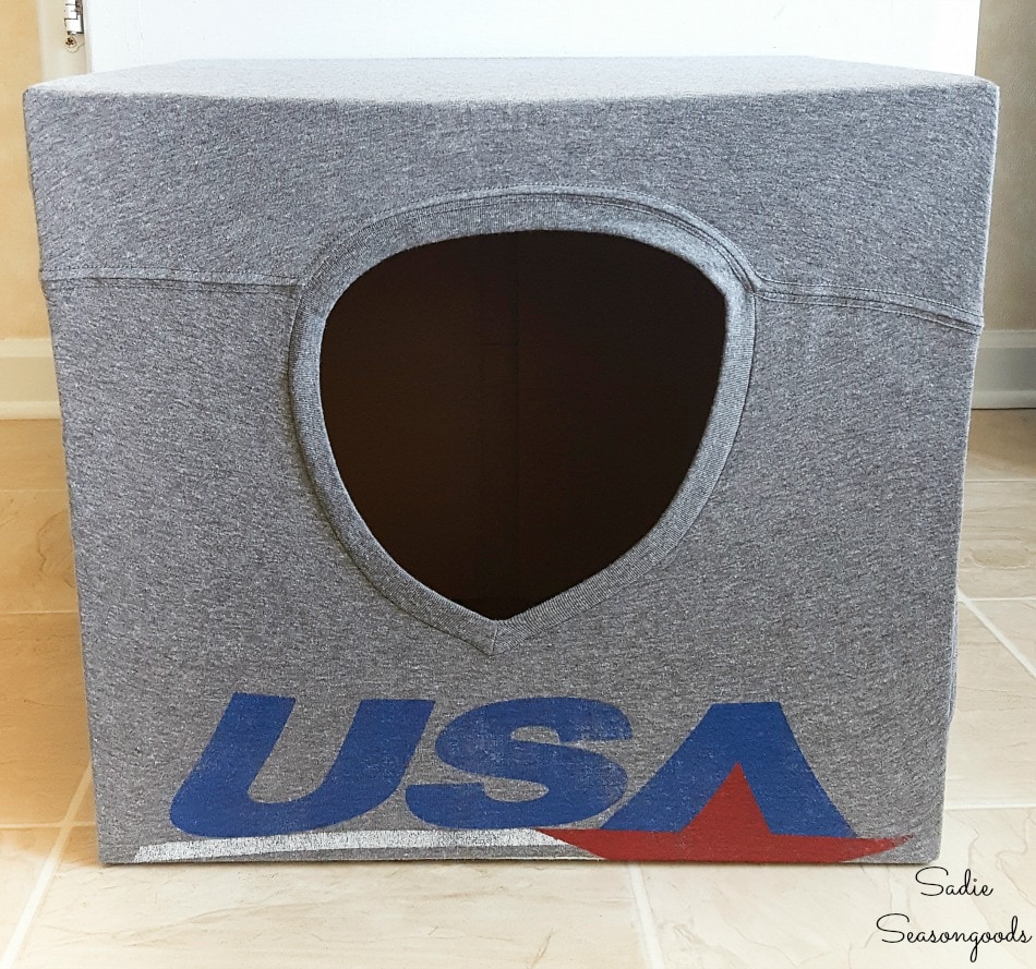 T-shirt Cat Bed by Sadie Seasongoods