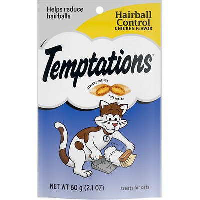 Temptations Hairball Control Chicken Flavor Cat Treats