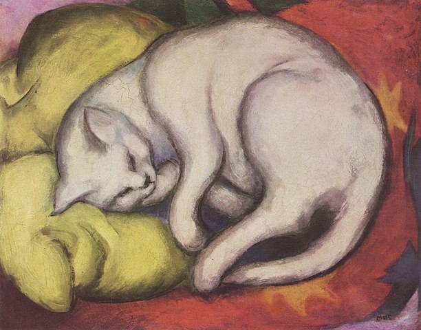 The White Cat_Franz Marc_Wikimedia Commons