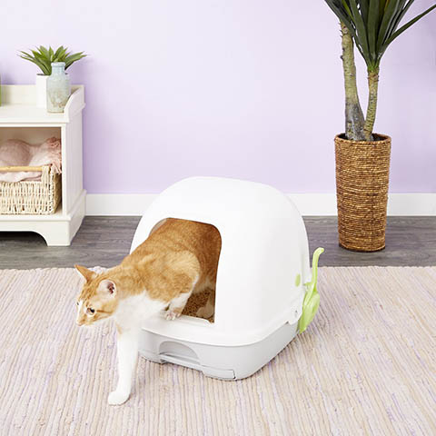 Tidy Cats Breeze Hooded Cat Litter Box System