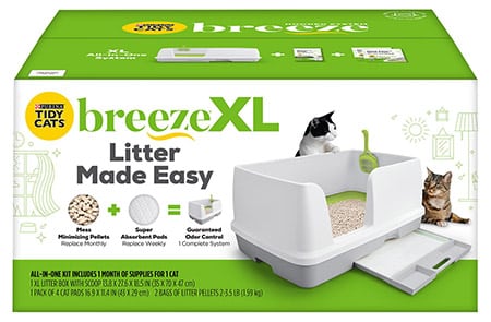 Tidy Cats Breeze XL All-in-One Cat Litter Box System