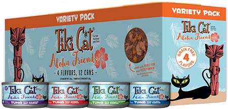 Tiki Cat Aloha Friends Variety Pack Grain-Free Wet Cat Food