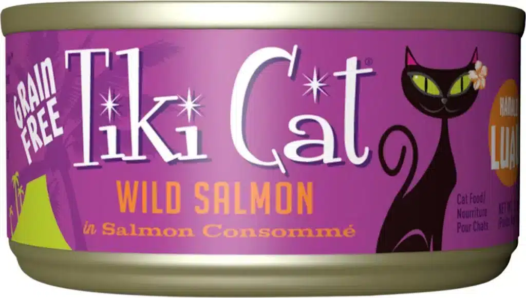 Tiki Cat Hanalei Luau Wild Salmon in Salmon Consommé Grain-Free Canned Cat Food