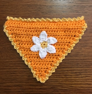 TimmelCrochet Flower Bandana by Timmel Crochet