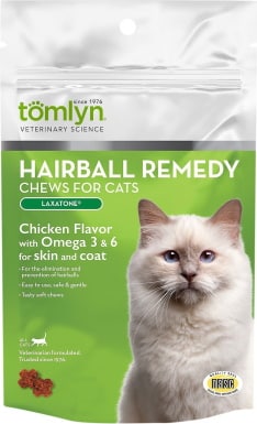Tomlyn Laxatone Chicken Flavored Soft Chews Hairball Control
