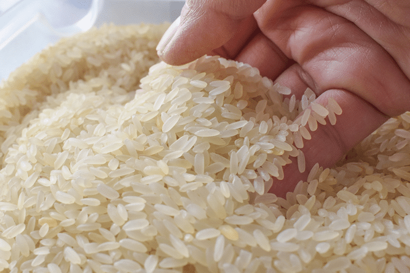 Uncooked rice