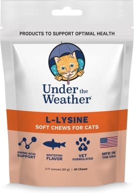 Under the Weather L-Lysine Soft Chews Cat Supplement