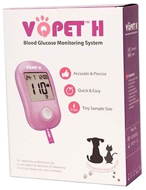 VQPET H Veterinary Blood Glucose Monitoring System