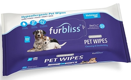 Vetnique Labs Furbliss Hygienic Pet Wipes
