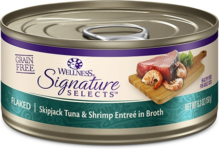 Wellness CORE Signature Selects Flaked Skipjack Tuna & Shrimp Entree