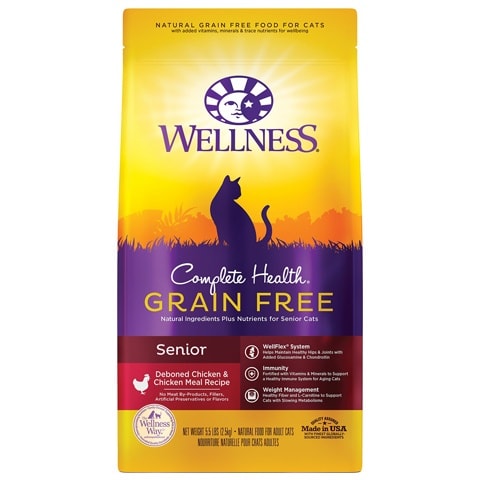 Wellness Complete Health Grain-Free Senior Dry Cat Food