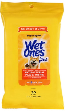 Wet Ones Antibacterial Paw & Tushie Wipes