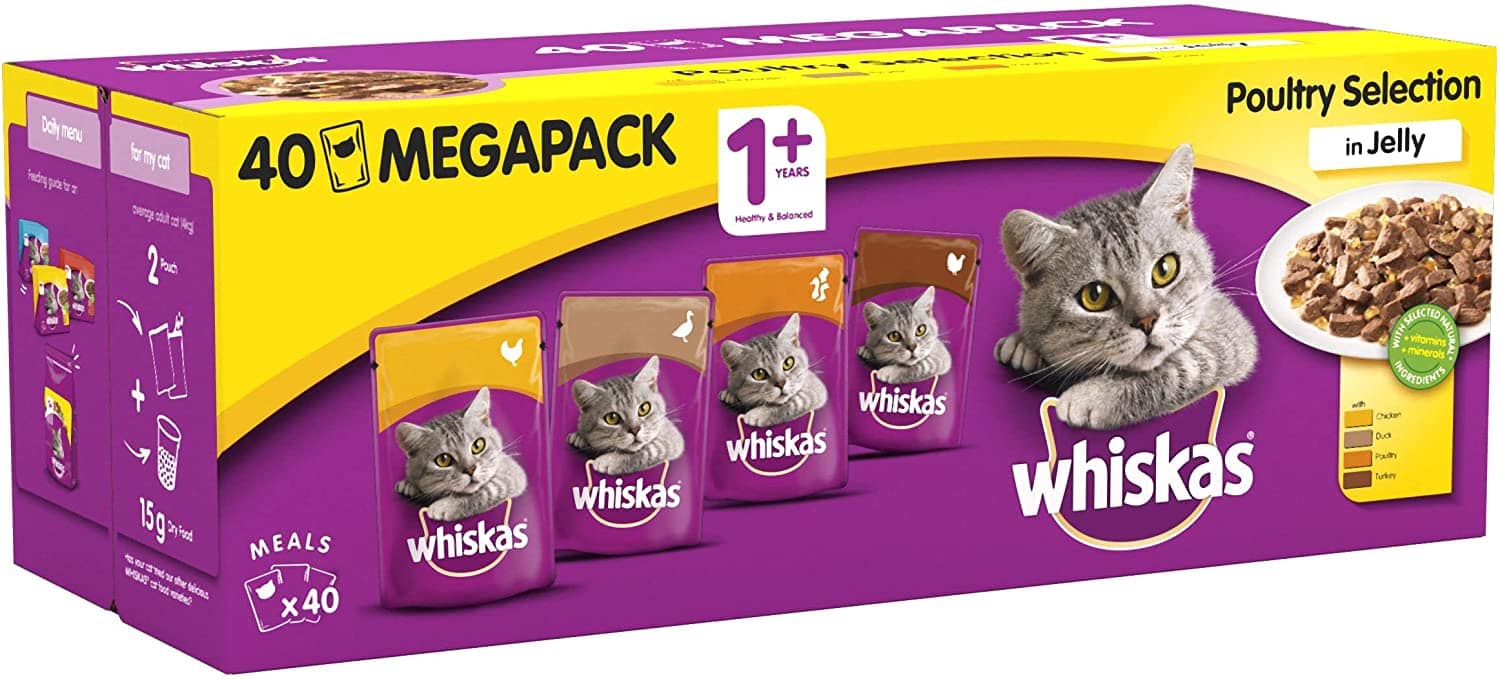 Whiskas Wet Cat Food Pouches (1)