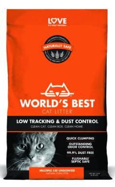 World’s Best Low-Tracking & Dust Control Multiple Cat Litter