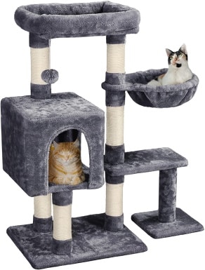 Yaheetech 4 Level 38 Plush Cat Tree And Condo