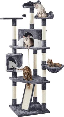 Yaheetech 79-Inch Plus Cat Tree & Condo