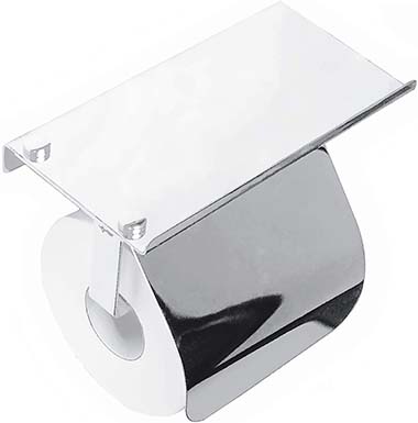 Yeavs Toilet Paper Holder With Phone Shelf