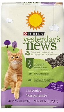 Yesterday's News Purina Non Clumping Paper Cat Litter