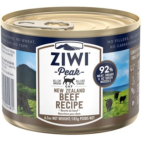 Ziwi Peak Beef Recipe Canned Cat Food