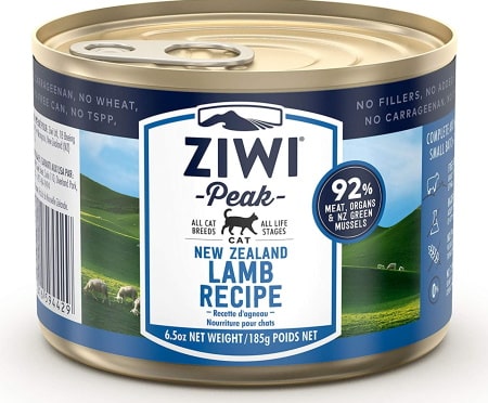 Ziwi Peak Canned Lamb Recipe Cat Food