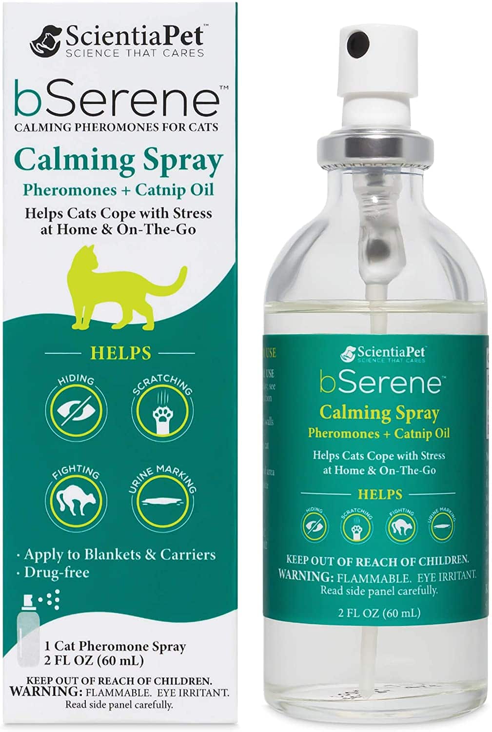 bSerene calming cat spray