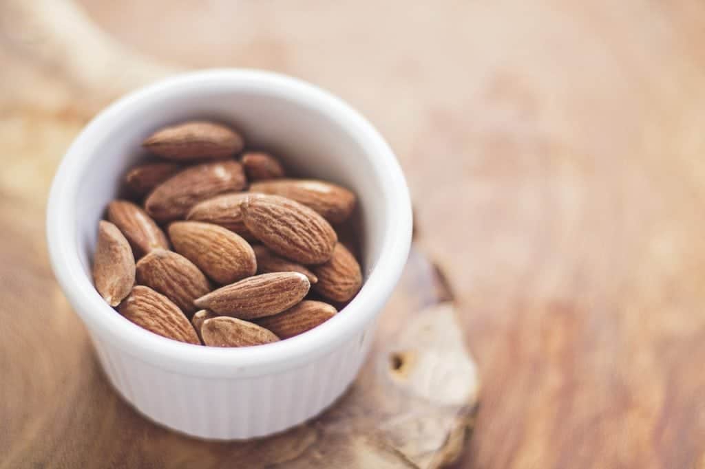 bowl of almonds