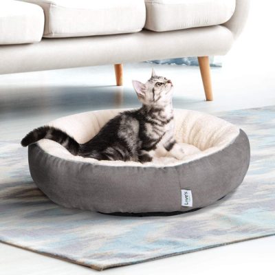 Love’s Cabin Round Donut Cat Bed