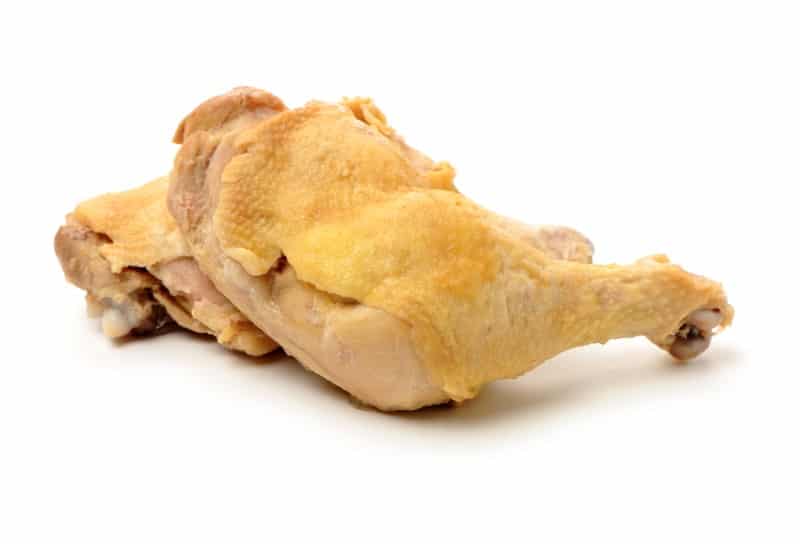cooked chicken legs