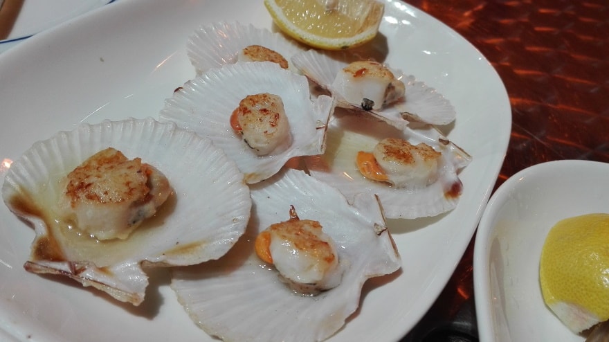 cooked scallop
