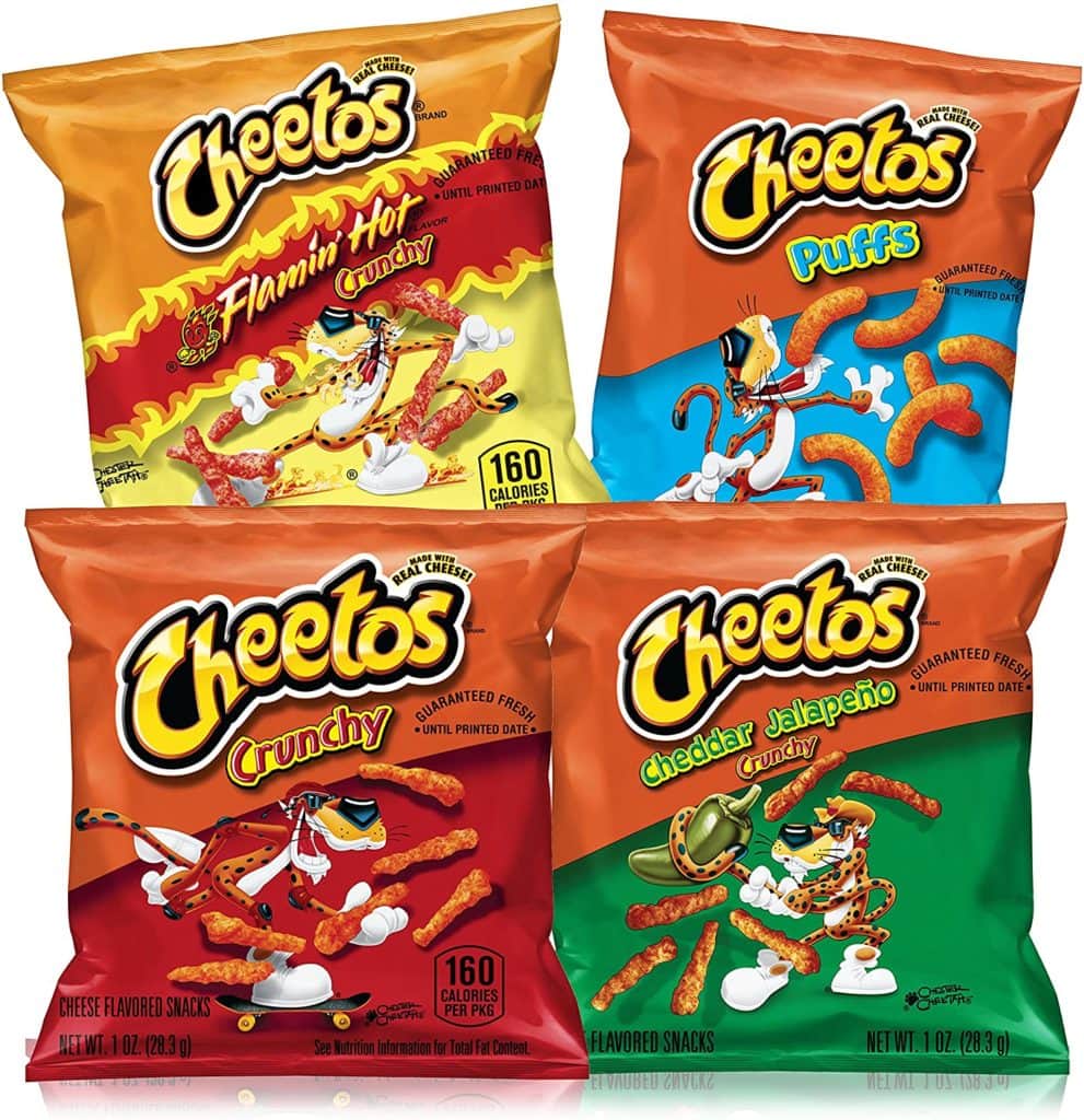 different cheetos variants