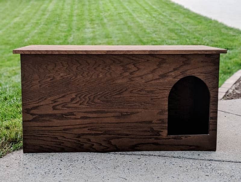 diy litter box enclosure