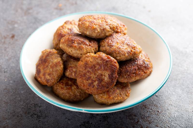 meatballs on a plate