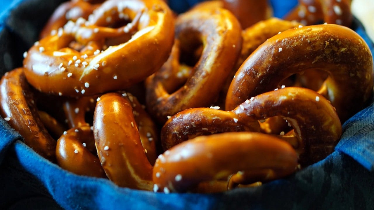 pretzels close up