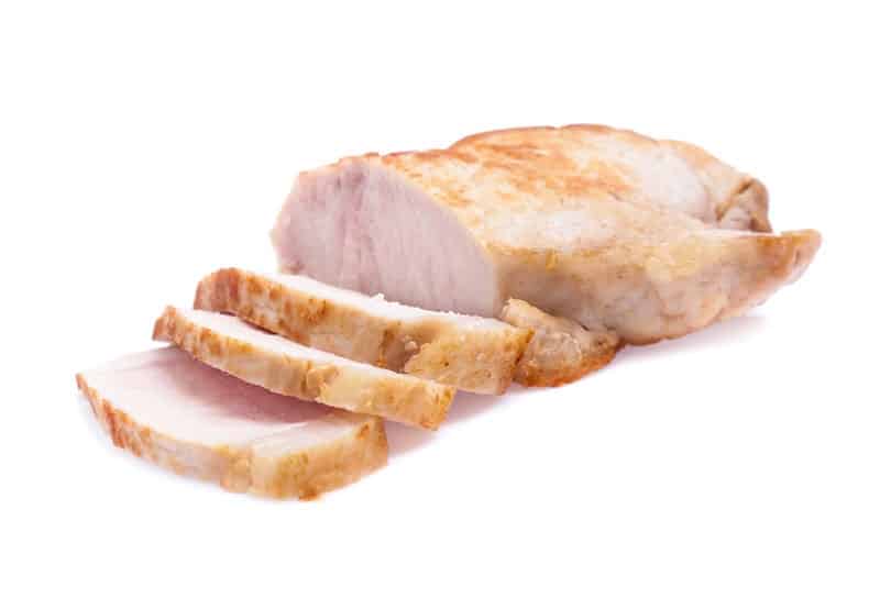 roasted pork slices