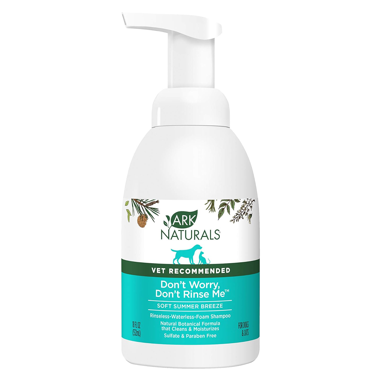ARK NATURALS Don't Worry Don't Rinse Me, Waterless No Rinse Shampoo