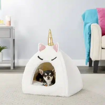 Frisco Novelty Unicorn Covered Cat Bed
