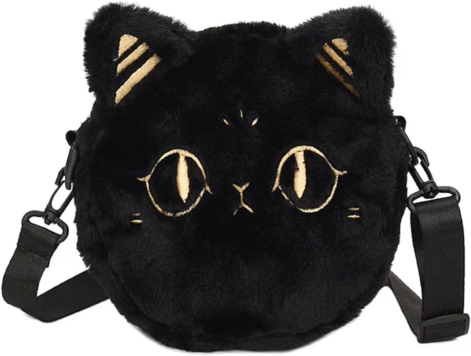 Gadmexily Black Cat Crossbody Purse