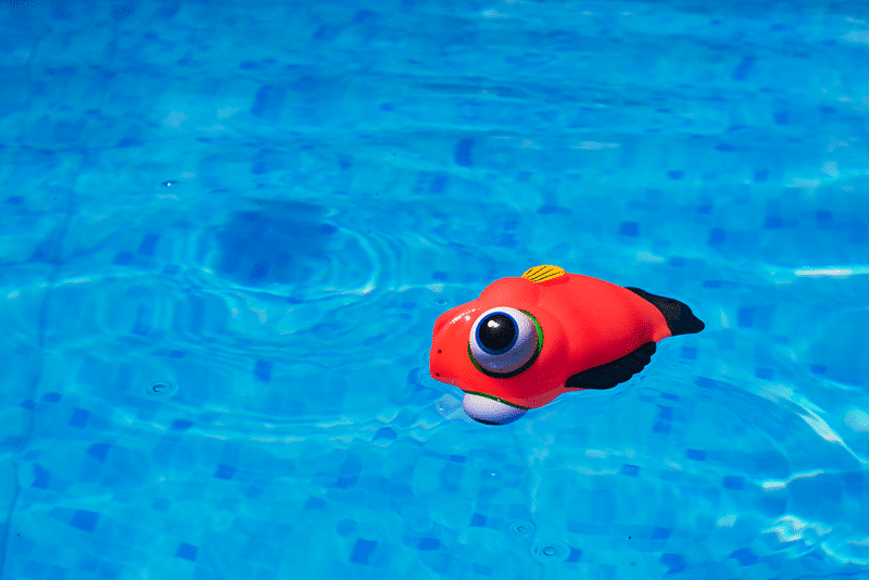 Generic rubber fish toy floating