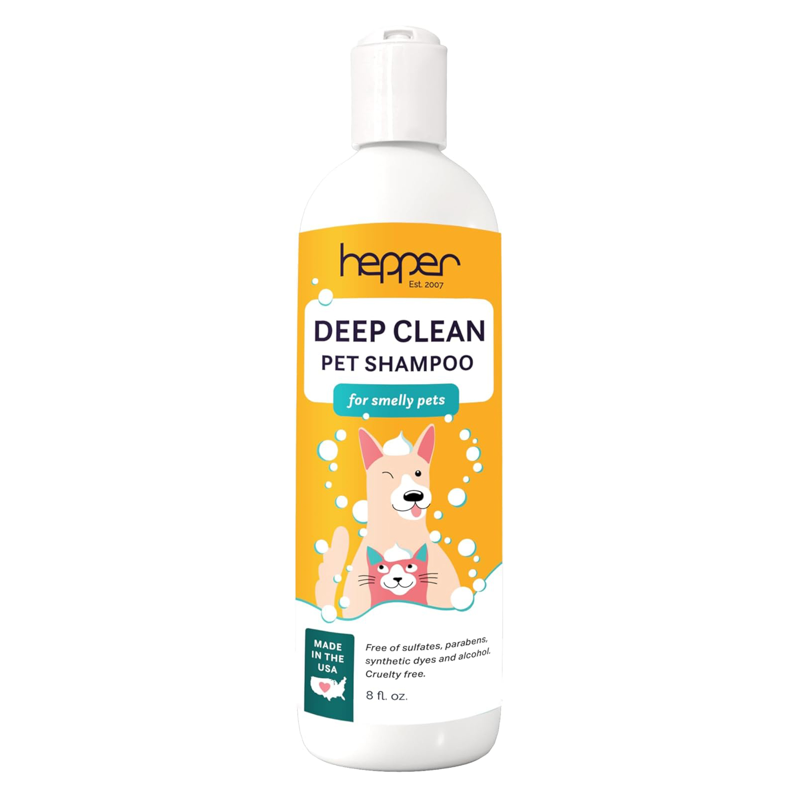 Hepper Deep Clean Pet Shampoo for Smelly Pets