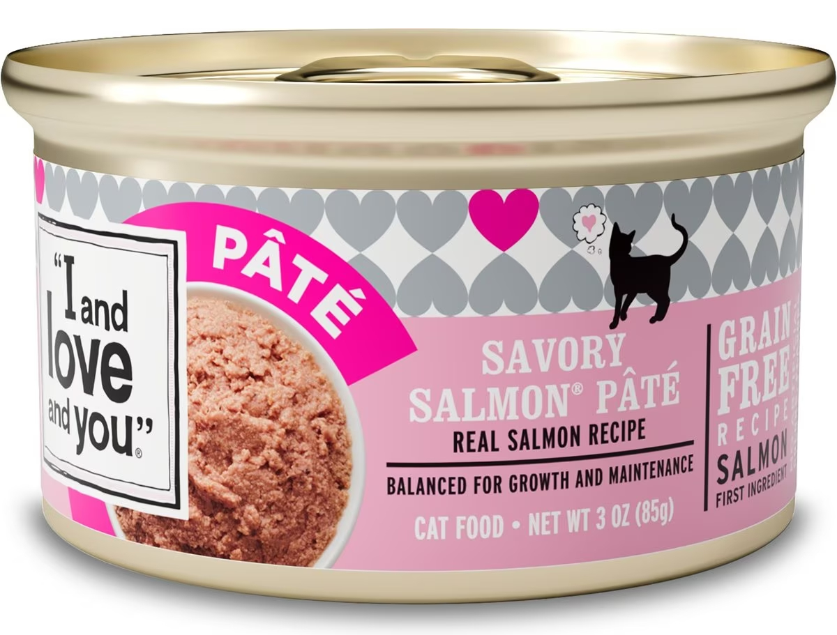 I and Love and You Savory Salmon Pate Grain-Free Canned Cat Food 