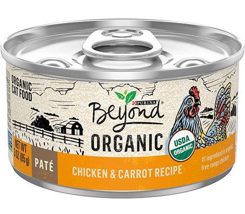 Purina Beyond High Protein Organic Chicken & Carrot Recipe Wet Cat Food
