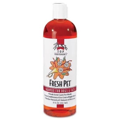 TOP PERFORMANCE Fresh Pet Shampoo for Dogs & Cats, Fresh Scent