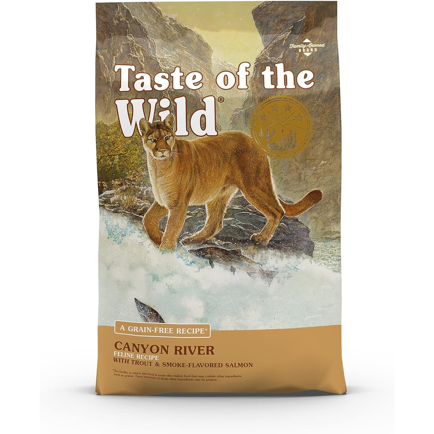 Taste Of The Wild Canyon River Grain-Free Dry Cat Food With Trout & Smoke-Flavored Salmon