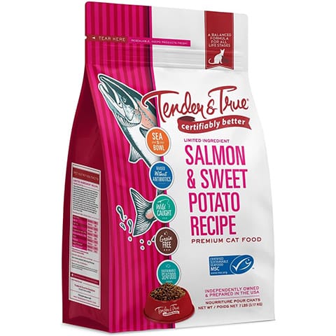 Tender & True Limited Ingredient Salmon & Sweet Potato Recipe Grain-Free Dry Cat Food