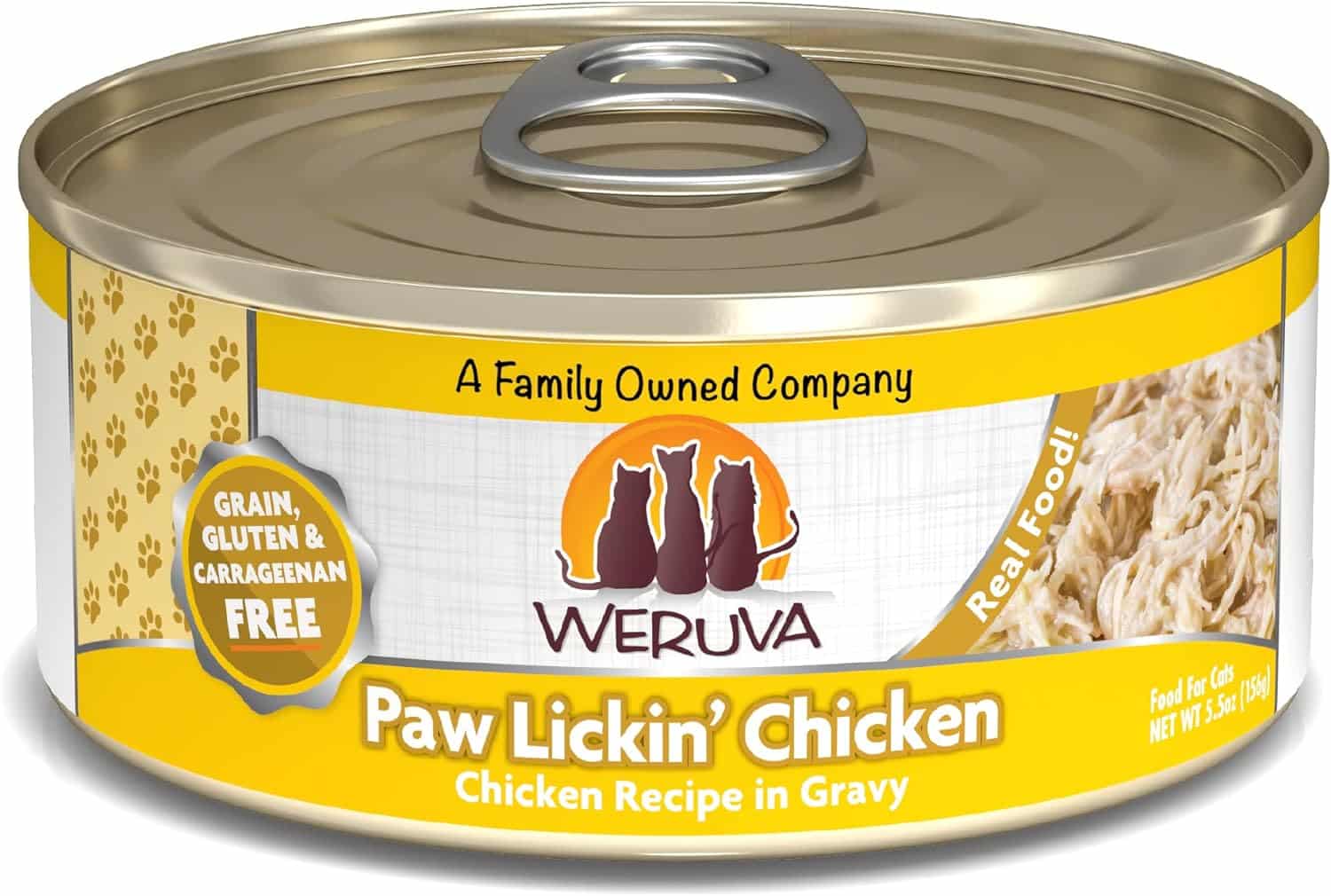 Weruva Paw Lickin' Chicken in Gravy Grain-Free Canned Cat Food