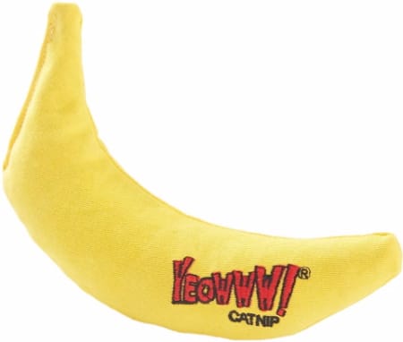 Yeowww! Catnip Yellow Banana Cat Toy