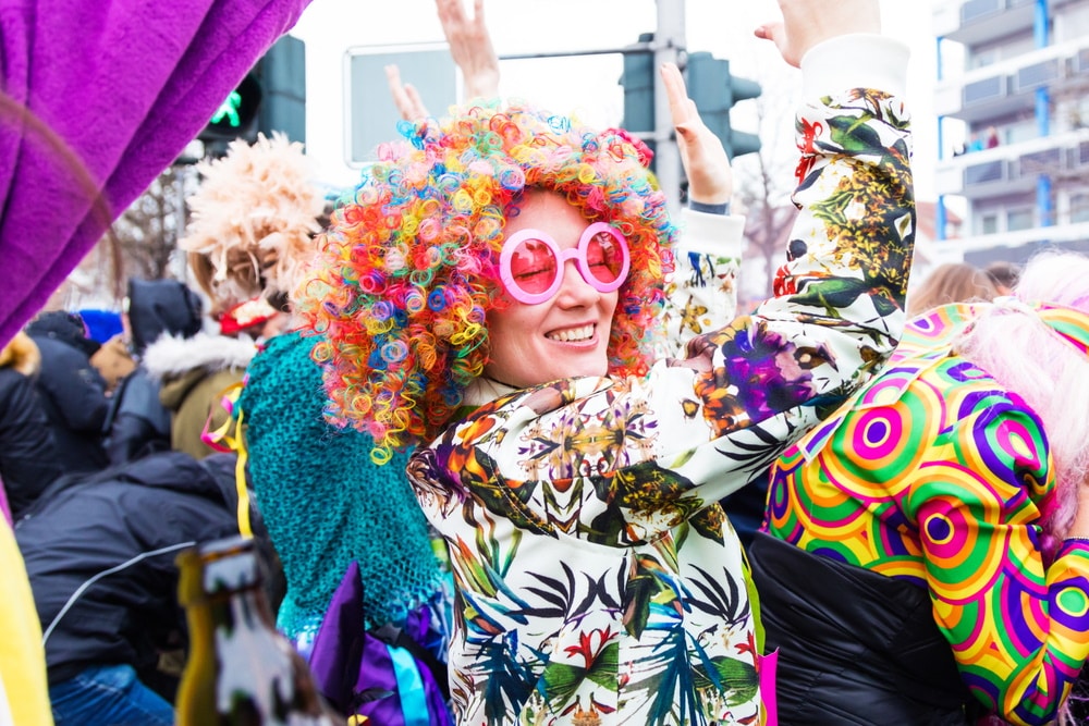 woman at the carnaval