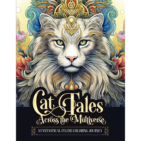 Cat Tales Across the Multiverse A Fantastical Feline Coloring Adventure